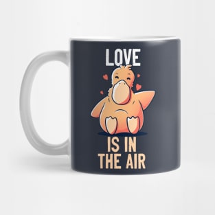 Love Is In The Air Funny Cute Duck Gift Mug